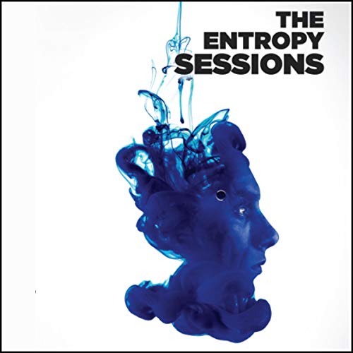 The Entropy Sessions Audiobook Cover (a man's face in profile with smoke and/or water mixed with it)