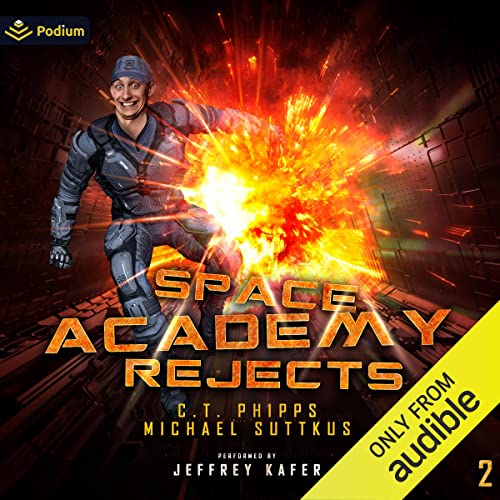 Space Academy Rejects Audiobook Cover