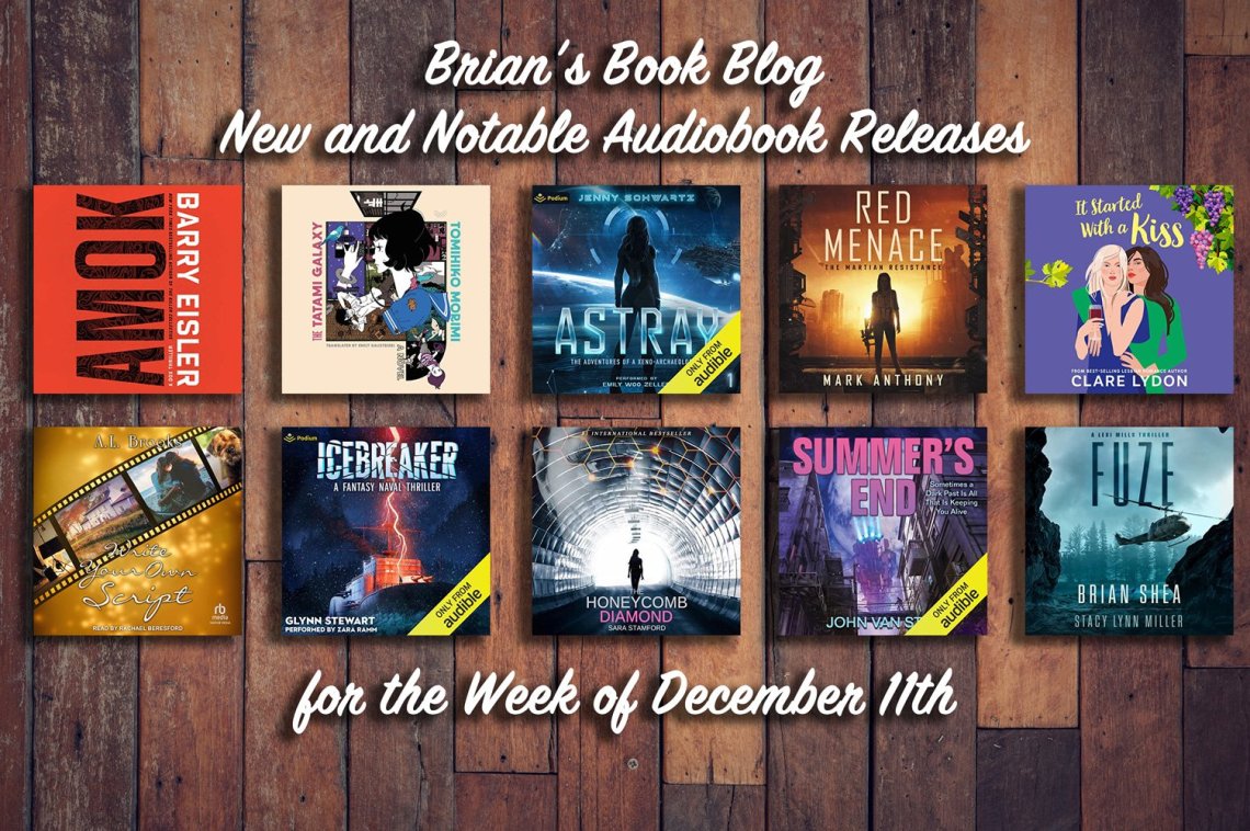 New and Notable Audiobook Releases for the Week of December 11th on Steve’s Book Blog