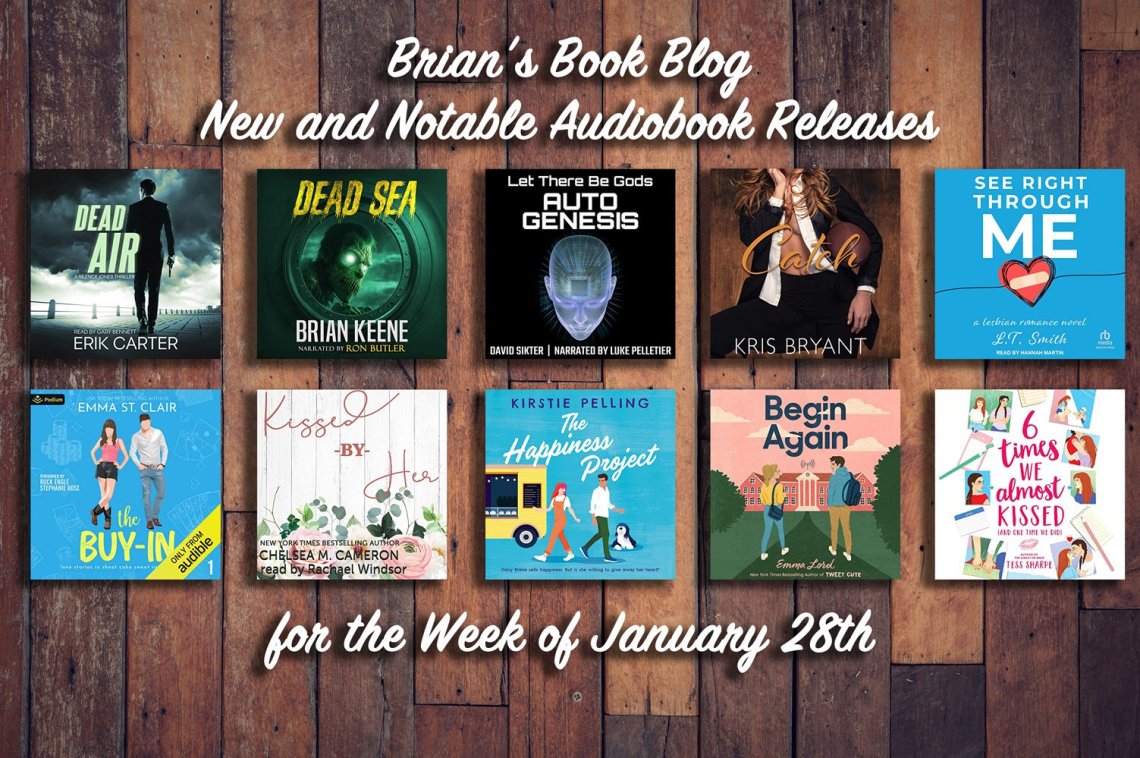 New and Notable Audiobook Releases for the Week of January 28th on Steve’s Book Blog