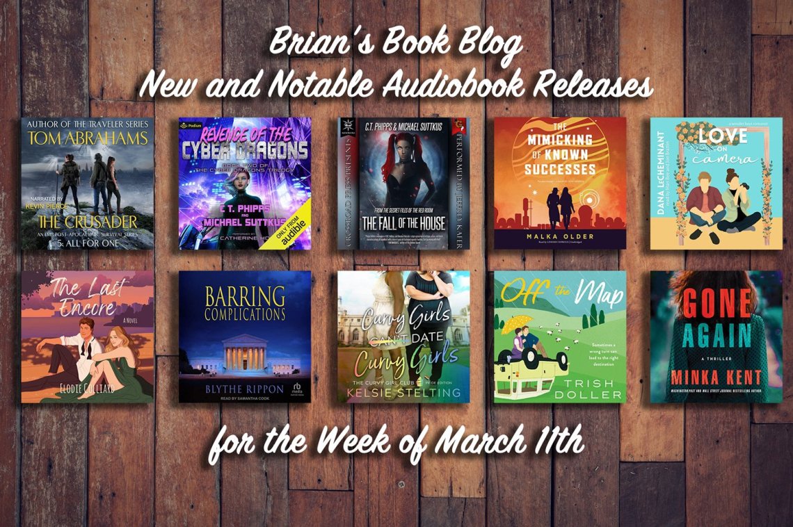 New and Notable Audiobook Releases for the Week of March 11th on Steve’s Book Blog